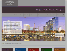 Tablet Screenshot of boutiquehotelsargentina.com